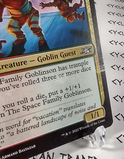 THE SPACE FAMILY GOBLINSON mtg INK ERROR Unfinity Unc - Image 2