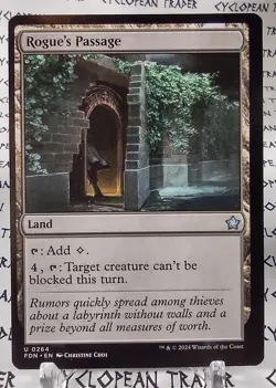 ROGUE'S PASSAGE mtg OFFCENTER Error Foundations Unc - Image 1