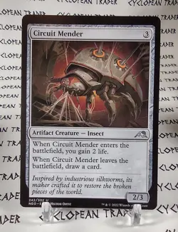 CIRCUIT MENDER mtg OFFCENTER Error Kamigawa Neon Dynasty Unc - Image 1