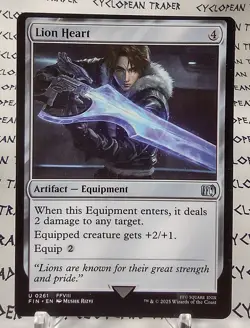 LION HEART mtg OFFCENTER Error Final Fantasy Unc - Image 1