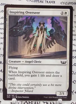 INSPIRING OVERSEER mtg INK ERROR Streets of New Capenna Common - Image 1