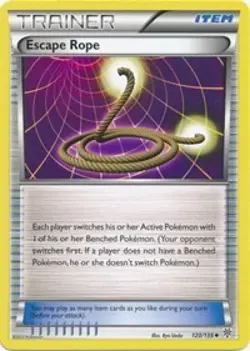 2x Escape Rope (#120/135) BW - Plasma Storm LP Pokemon - Image 1