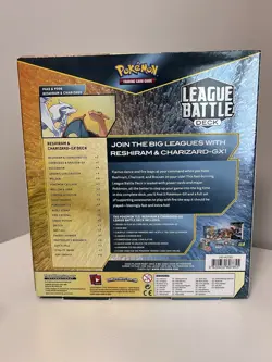 Pokemon TCG League Battle Deck Reshiram & Charizard GX Sealed - Authentic - Image 2