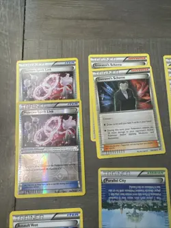 Pokemon Breakthrough Trainer Lot, Rev holo, Float Stone, Mewtwo Spirit Link RH - Image 3