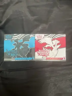 Pokemon Black Bolt & White Flare Elite Trainer Box ETB Set of 2 - Image 1