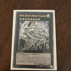 Yugioh Divine Dragon Knight Felgrand - SHSP-EN056 Ultimate Rare - 1st Edition NM - Image 1