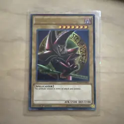 Yugioh! Arcana Red Dark Magician YGLD-ENB02 ULTRA RARE NM - Image 1