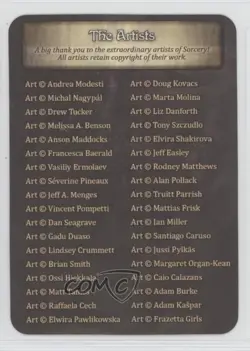 2023 Sorcery: Contested Realm - Alpha Artist List Card 3f0 - Image 4
