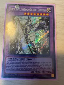 MP16-EN210 Buster Blader, The Dragon Destroyer Swordsman Secret 1st NM Yugioh - Image 1