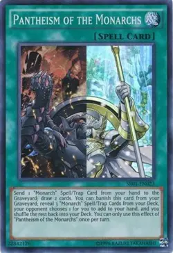 Yugioh! LP Pantheism of the Monarchs - SR01-EN023 - Super Rare - Unlimited Editi - Image 1