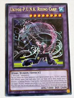 1st Edition Ukiyoe-P.U.N.K. Rising Carp GRCR-EN007 Grand Creators Yugioh Card - Image 1