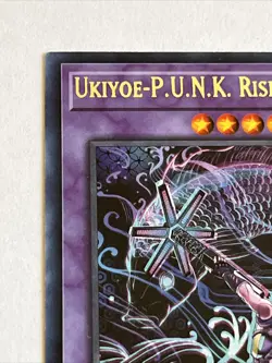 1st Edition Ukiyoe-P.U.N.K. Rising Carp GRCR-EN007 Grand Creators Yugioh Card - Image 3