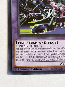 1st Edition Ukiyoe-P.U.N.K. Rising Carp GRCR-EN007 Grand Creators Yugioh Card - Image 5