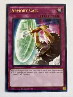 1st Edition Armory Call GRCR-EN060 The Grand Creators Yugioh Regular Rare - Image 1