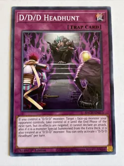 1st Edition D/D/D Headhunt BACH-EN-075 Battle of Chaos Yugioh Regular Common - Image 1