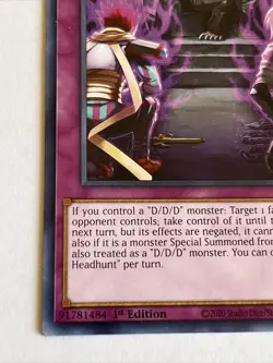 1st Edition D/D/D Headhunt BACH-EN-075 Battle of Chaos Yugioh Regular Common - Image 5