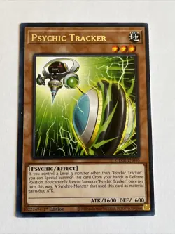 1st Edition Psychic Tracker GRCR-EN046 The Grand Creators Yugioh Regular Rare - Image 1