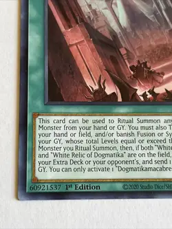 1st Edition Dogmatikamacabre BACH-EN054 Battle of Chaos Yugioh Regular Common - Image 5