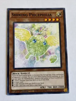 1st Edition Shining Piecephilia BACH-EN-032 Battle of Chaos Yugioh Card - Image 1