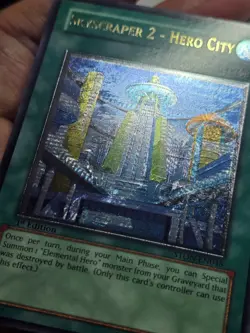 Yugioh Skyscraper 2 - Hero City STON-EN048 Ultimate Rare 1st Edition - Image 2