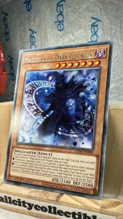 Yugioh! LP Magician of Dark Illusion - LED6-EN006 - Rare - 1st Edition - Image 3