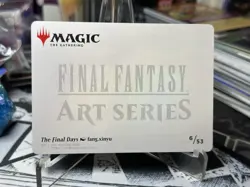 The Final Days  GOLD STAMPED Art Card (06) - MtG Final Fantasy - NM - - Image 11