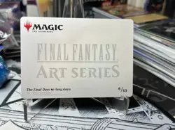 The Final Days  GOLD STAMPED Art Card (06) - MtG Final Fantasy - NM - - Image 6