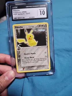 Pikachu Pop Series 5 Non Holo 13/17 Promo Common Pokemon Card 2007 Tcg game - Image 1