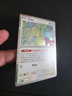 Pokemon TCG - S&V 151 Ditto 132/165 Play! Prize Pack Series 6 Promo Card - Image 2