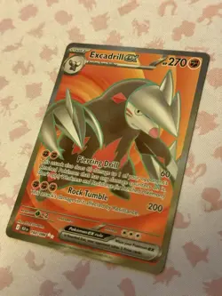 Pokemon Card Excadrill 160/086 Full Art Ultra Rare White Flare Black Bolt NM/M - Image 2