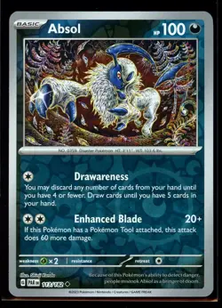 2023 Scarlet & Violet Series - Paradox Rift Absol #113 Reverse Holo Pokemon Card - Image 1