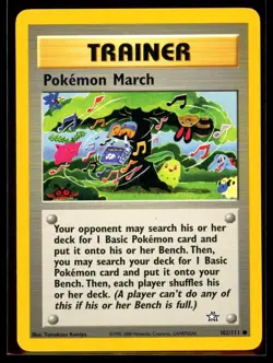 2000 Neo - Genesis Pokemon March #102 Non Holo Pokemon Card - Image 1