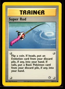 2000 Neo - Genesis Super Rod #103 Non Holo Pokemon Card - Image 1
