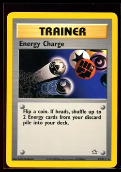 2000 Neo - Genesis Energy Charge #85 Non Holo Pokemon Card - Image 1