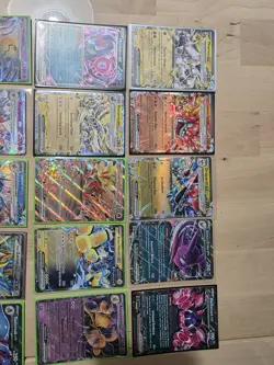 Pokemon TCG 22 Card Full Art Ex Lot! 22 Cards Mewtwo Ex Gyarados Ex Hop's Zacian - Image 2