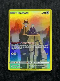 Hoothoot & Sage TG12/TG30 Astral Radiance NM Ultra Rare Pokemon Card - Image 1