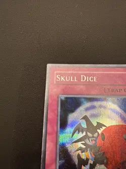 Skull Dice Yu-Gi-Oh Promo Card EDS-003 Prismatic Secret Rare Moderate Played MP - Image 5
