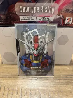 Gundam Aerial C+ Foil Resource Gundam Card Game TCG - Image 1