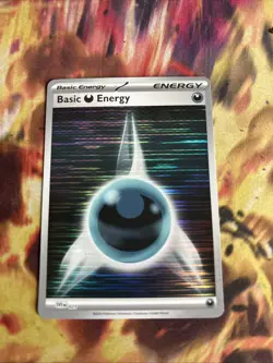 Pokemon Black Bolt 023 Basic Dark Energy Foil Holo NEW SET Card - Image 1