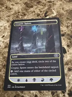 CRYPTIC SPIRES Magic the Gathering MTG Double Masters Showcase - Image 1
