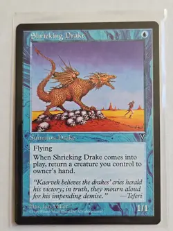 Shrieking Drake - Visions - LP - MTG Magic - Common - Creature - Image 1