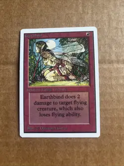 MTG - Earthbind - Unlimited - NM - Vintage Magic The Gathering - Image 1