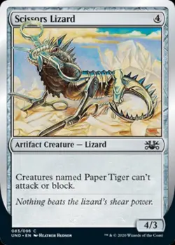 Scissors Lizard - Near Mint MTG Unsanctioned - Image 1