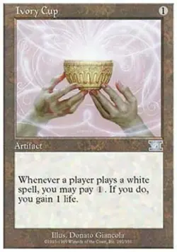 Ivory Cup - Light Play MTG Classic 6th Edition - Image 1