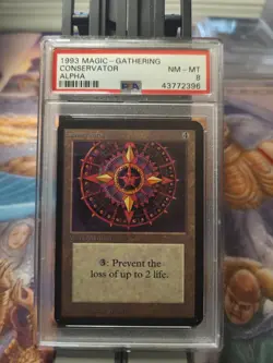 Conservator MTG Magic the Gathering Alpha PSA 8 Vintage Old School Collectible - Image 1