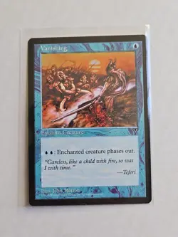 Vanishing - Visions - LP - MTG Magic - Common - Enchant Creature - Image 1