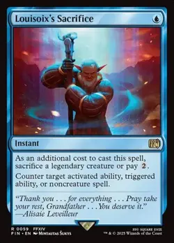 Louisoix's Sacrifice FIN NM MTG - Image 1