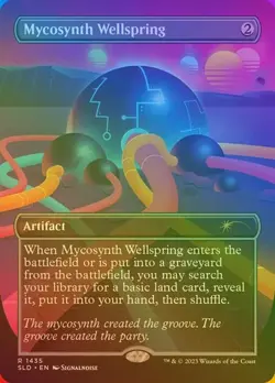 Mycosynth Wellspring - Rainbow Foil Extended Art SLD NM MTG - Image 1