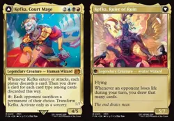 Kefka, Court Mage // Kefka, Ruler of Ruin FIN NM MTG - Image 1