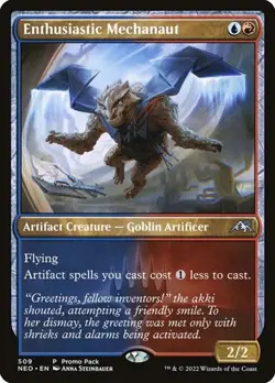 Enthusiastic Mechanaut - Foil Promo Kamigawa: Neon Dynasty NM MTG - Image 1